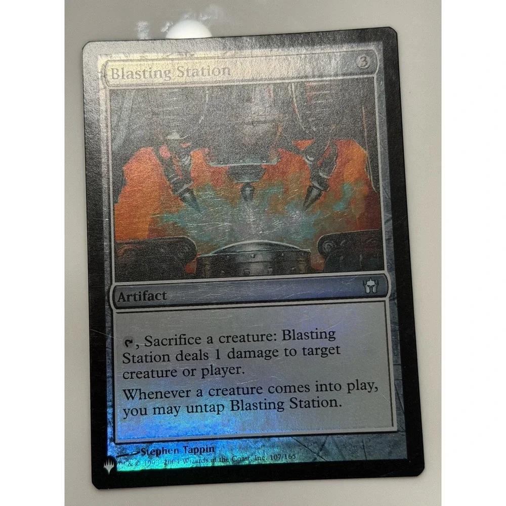 Magic: The Gathering Blasting Station Artifact The List‎ Reprints Foil #107